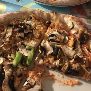 verdure (veganized)  at Su e Giu in Naxos