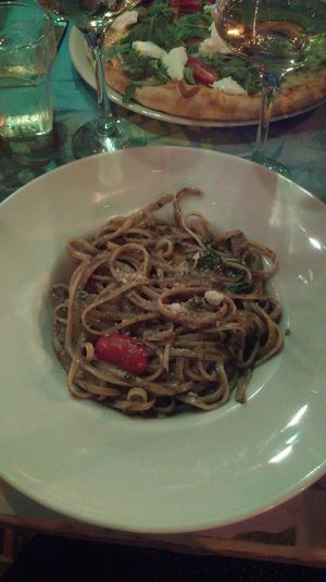 Linguine Mykonos at Su e Giu in Naxos