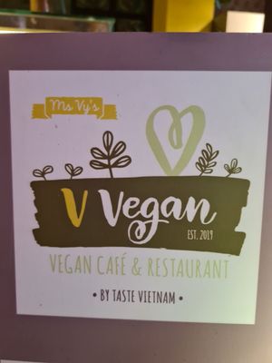 Signagage at Ms Vy's Kitchen & Deli in Hoi An