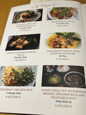 Menu  at Ms Vy's Kitchen & Deli in Hoi An