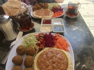 Tasty tea with mint!  at Falafel House in Istanbul