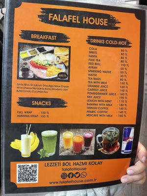   at Falafel House in Istanbul