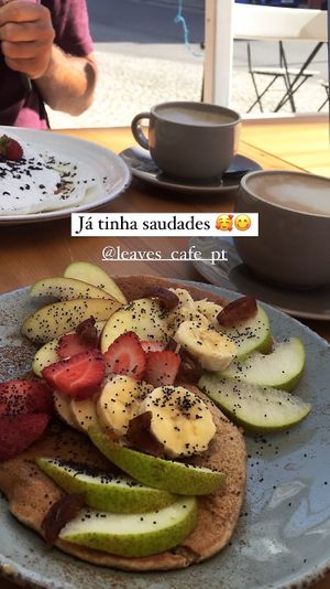 Best pancakes 🥞 😋 at Leaves Cafe in Cotovia