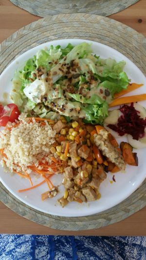 Menu of the day at Leaves Cafe in Cotovia