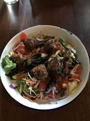 Falafel salad  at The Library in Durham