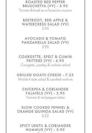 Starters at Scotts Bar & Restaurant in Largs