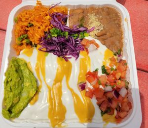 Vegan encremadas at Luna Verde Vegan Mexican Restaurant in Bradley Beach