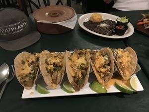Philly Cheese steak at Luna Verde Vegan Mexican Restaurant in Bradley Beach