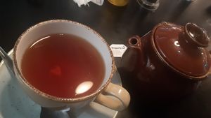 Tea, no plant based milks available at Little Wing Pizzeria in Enniskillen