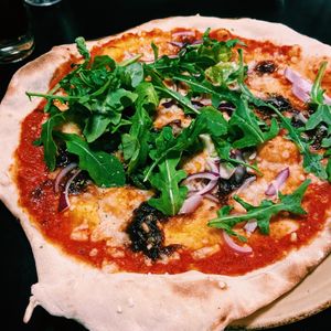 Vegan pizza   at Little Wing Pizzeria in Enniskillen