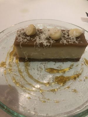  Cheesecake dessert   at Titchwell Manor in Titchwell