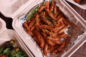 Ziti Bolognese at Revolution Winery and Kitchen in Sacramento