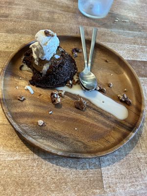 Upside down apple cake - WOW!!! 🤩  at Revolution Winery and Kitchen in Sacramento