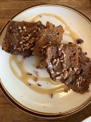 Pumpkin coffee cake   at Revolution Winery and Kitchen in Sacramento