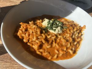 VCC - tomato pesto dish - excellent   at Revolution Winery and Kitchen in Sacramento