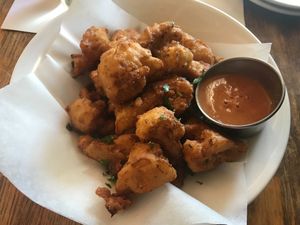 Crispy cauliflower  at Revolution Winery and Kitchen in Sacramento
