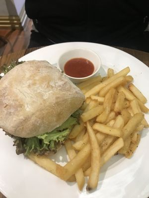 🍔  at The Lotus-Heart Restaurant in Christchurch