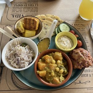 Thali de los domingos  at Oli Veggie Food in Punta Del Este