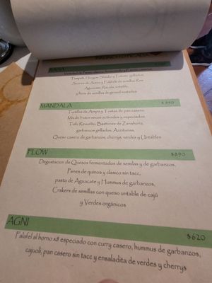 Tablas at Oli Veggie Food in Punta Del Este