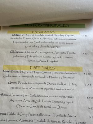   at Oli Veggie Food in Punta Del Este