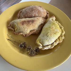 Triada de Empanditas $320  at Oli Veggie Food in Punta Del Este