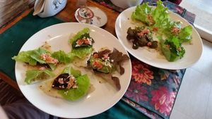 Arepas at Oli Veggie Food in Punta Del Este