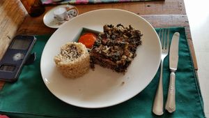 Quinoa tarta at Oli Veggie Food in Punta Del Este