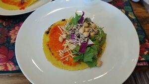 Rice tortilla with veggies at Oli Veggie Food in Punta Del Este