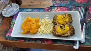 Quinoa bread with tofo at Oli Veggie Food in Punta Del Este