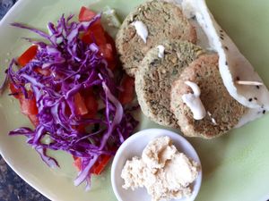 Falafel at Oli Veggie Food in Punta Del Este