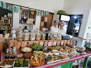 Saturday buffet at Oli Veggie Food in Punta Del Este
