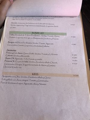 Menu_Jan2020 at Oli Veggie Food in Punta Del Este