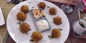 Falafel at Oli Veggie Food in Punta Del Este