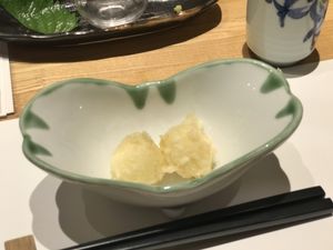 truffle deep fried mash potato.. yums! at Tsunahachi in Tokyo
