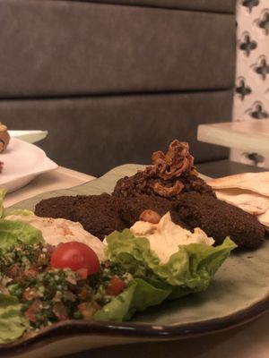 Vegan plate  at Zaitun in Cartagena