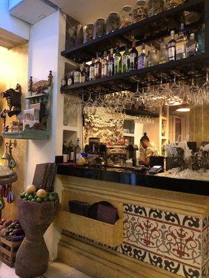 Decoration  at Zaitun in Cartagena