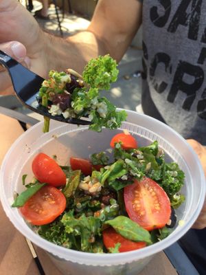 Kale quinoa bowl at I Love Juice Bar - Park Lane in Dallas