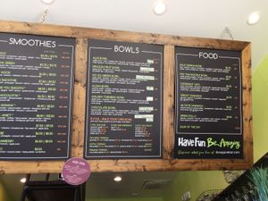 Menu  at I Love Juice Bar - Park Lane in Dallas