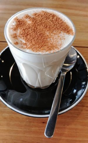 Chai latte at The Origin Tales in Brunswick East