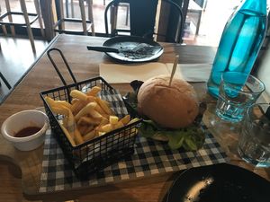 Burgers are amazing  at The Origin Tales in Brunswick East