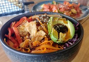 Poke bowl  at The Origin Tales in Brunswick East