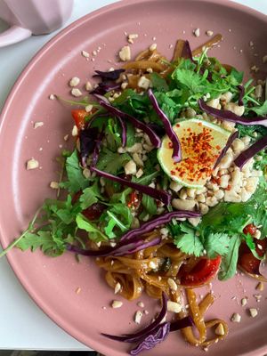 Pad Thai Classic vegan #Veganuary at Bistro Jaglana in Szczecin