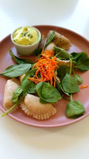 Handmade russian dumplings - taste really like "original" Russian dumplings 😋 at Bistro Jaglana in Szczecin