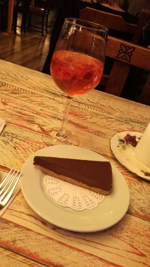 Chocolate orange torte & gin at Lounges - Berretto Lounge in Stockport