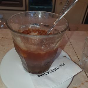 Caffè leccese (con sciroppo di mandorle) at Omnia in Bologna