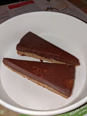 Vegan chocolate orange torte at Lounges - Bevano Lounge  in Urmston