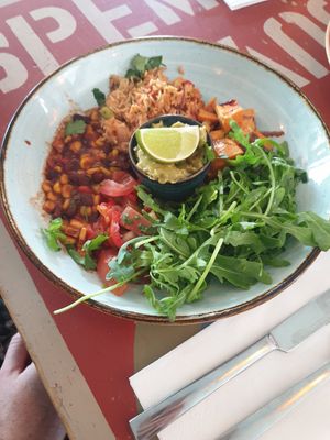 Mexican poke bowl at Lounges - Cinco Lounge  in Grantham
