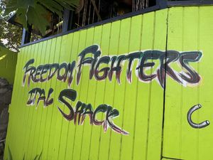   at Freedom Fighters Ital Shack in Philipsburg