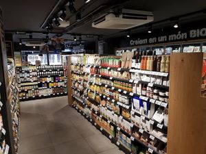 interior at Carrefour Bio in Barcelona