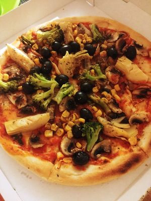 Tastefully but no Cheese at Cesar's Pizzeria in Bad Nauheim